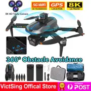 5G WiFi FPV Camera Drone GPS Auto Return Home 8K EIS Triple Camera RC Quadcopter