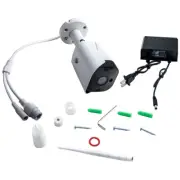 2.4GHz WF Security Camera for Outdoor Use - Full HD 1080p, IP66, 4 IR LEDs