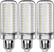 26W LED Light Bulbs, 200W Incandescent Bulbs Equivalent, E27 Large Edison Screw, 3000Lm, 6000K Daylight White, Pack of 3