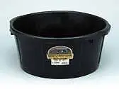 Little Giant Rubber All Purpose Tub Hp 650 6.5 Gallon Black