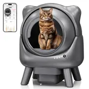 Advwin Self Cleaning Cat Litter Box 50L with Smart APP Control Automatic Cat Litter Box
