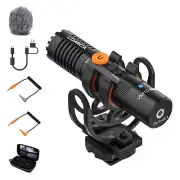 COMICA VM10 PRO Universal Video Microphone - Adjustable Gain, USB C Digital