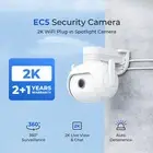 Camera 2K Outdoor Color Night Vision Human Tracking 360° PTZ Auto Surveillance