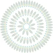 DUQGUHO 50 Pcs Opal Crystals Wand Set Healing Crystal Hexagonal Wand Crystals Bulk Reiki Energy Meditation Balancing Gifts Decoration