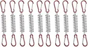 BESPORTBLE 2 Sets Rope Buckle Canopy Rope Adjuster Wind Cord Tensioner Tent Fixed Buckle Tent Rope Pegs Tent Rope Tensioner Tent Wind Spring Buckle Steel Awning Camping Travel Camping Pegs