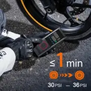 Air Pumps with Pressure Gauge Safety Hammer Tire Inflator for Bike Motorcycle
