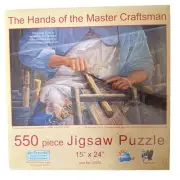 SEALED Sunsout Puzzle 550Pc Hands Of The Master Craftsman Jack E Dawson NIB OOP