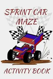 Sprint Car Maze Activity Book