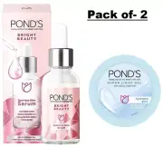 Pond's Bright Beauty Spot-less Glow Serum 30ml & POND'S Super Light Gel 73 g