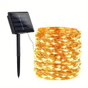 NNETM 110ft Solar String Lights: 300 LED Waterproof Fairy Lights