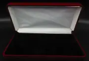 Maroon Velvet Display Case for Pre-decimal Australian Coins - EMPTY (16x8.7x2.3)