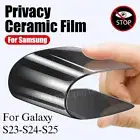 Ceramic Privacy MATTE Screen Protector for Samsung Galaxy S25 S22 S23 S24 Ultra