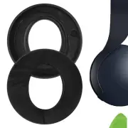 Geekria Hybrid Velour Ear Pads for Sony PS 5 PULSE 3D Wireles Headphones (Black)
