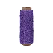 Light Purple Premium Waxed Polyester Thread for Leather Crafting, 1mm x 164ft