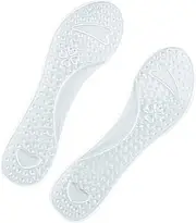 COLLBATH Gel Insoles for Foot Therapy Pads Arch Support Non-slip Foot Arch Support Cushion Orthotic for High Heels Sports Shoes (white)