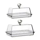 Transparent Clear Butter Dish Acrylic Butter Dish Container Household