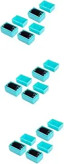 VILLFUL 3sets Security Stamp Mini Self-Inking Roller Stamp Perfect for Office Package Addressing 3pcs*3