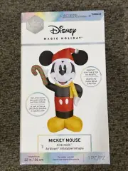 Disney Magic Holiday Mickey Mouse 22 inch Inflatable