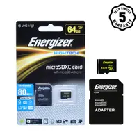 在飛比找蝦皮購物優惠-Micro SDXC 64GB Energizer 存儲卡​