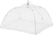 Avanti Square Net Food Cover, 30 cm Diameter White