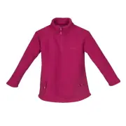 Shires Aubrion Team Young Rider Restore Half Zip Fleece Cerise; midlayer, pocket