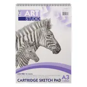 The Art Studio A3 Cartridge Sketch Pad 110gsm 25 Sheets