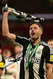 RJR PRINTS Fabian Schar - Newcastle United Carabao Cup Signed 12x8 Inch Montage Autograph Photo Print WIth Pre Printed Signatures Which Would Make A Superb Gift For Any Fan.