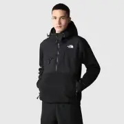 The North Face Mens Denali Half Zip Coat Small Black Solid
