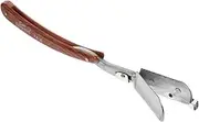 MUSISALY Men's Manual Shaving Razor Plastic Wood Grain Ergonomic Handle Barber Tool Present for Him Random Style