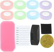 HAPINARY 11pc Lash Extension Kit Makeup Tape Silicone Pad Lash Supplies Adhesive Eyelash Tapes Extension Eye Pads for