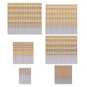 120 Pcs Titanium Drill Bit Set HSS Drill Bits for Metal, Steel, Wood,9489