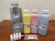(320g/250g) 4 Toner Refill for HP Enterprise M680 (CF320X - CF323A) + 4 Chip