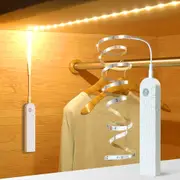 LED Under Cabinet Lighting Motion Sensor Strip Lights Stair Lamp Tape-Warm White