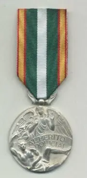Spain España Franco Police Merit Silver Medal