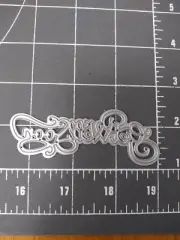 Universal Die Cut Tool Thin Metal Emboss Get Well Soon Sentiment Illness Hospita