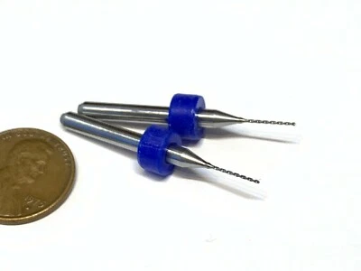 2 Pieces .55mm Micro Drill Bits 3D Printer Nozzle Cleaning PCB kit Extruder A29