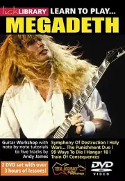 Lick Library LEARN TO PLAY MEGADETH Guitar VIDEO Lessons 2-DVD with Andy James