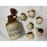 [全新] CUVEE SPECIALE 葡萄酒壺 牛奶罐 蜂蜜罐 老陶器