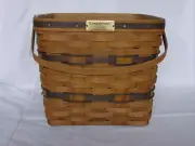 Longaberger Orginal J.W. Bread and Milk Basket signed by Dave, Bonnie & Bonus