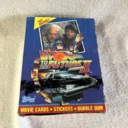 Back to the Future Part II Full Box Trading Cards 36 Sealed Packs 1989 Topps