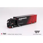 【模例】MINI GT 1/64 MERCEDES-BENZ ACTROS 運輸車 ADVAN塗裝 (MGT00741)