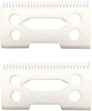 professional ceramic clipper blades 2 hole2-Hole Clipper ceramic Blade cutter,ceramic clipper blades for Wahl Senior cordless Clipper, Wahl Magic clip, wahl sterling senior (2pcs)