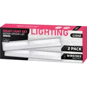 Crest Night Light Set Motion Sensor LED 2 pack