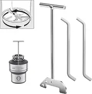 [Braveboy] 1 x Garbage Disposer Unjamming Wrench & 2 x Garbage Disposal Wrench, Compatible With Insinkerator Wrn-00, Waste King, Moen Garbage Disposals, for Treating Sink Clogs And Impurities