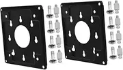 Yardenfun 2pcs Pc Monitor Mount Bracket for Cold Rolled Steel Wall Rack Space Saving Design for Computer Screens for Home Office and Gaming Setups