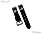Black Leather Skull Crossbones Rivet Band Strap for Fitbit Versa 3 4 and Sense 2