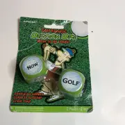Golf Fanatic Decision Dice Novelty Gag Gift Golf Now All Day Skip Work New