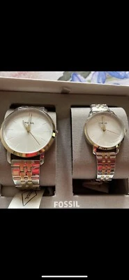 Fossil Mens & Ladies Watch Set