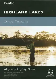 Highland Lakes Tasmania - Map and Angling Notes - Tasmap