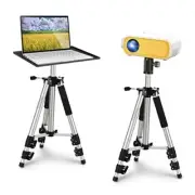 Projector Stand Tripod Adjustable: Universal Laptop Standing Height Silver